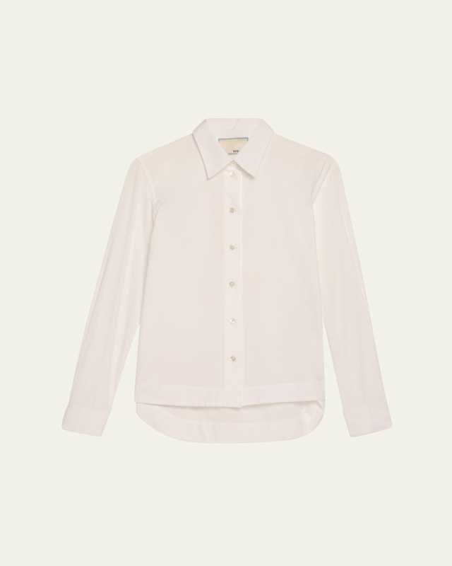 Cropped Collared Shirt